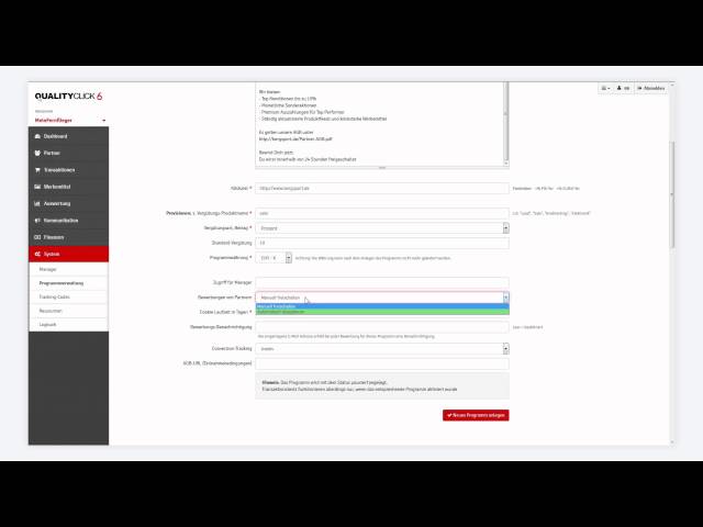 3 - Neues Programm anlegen