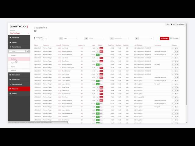 8 - Gutschriftenkorrektur